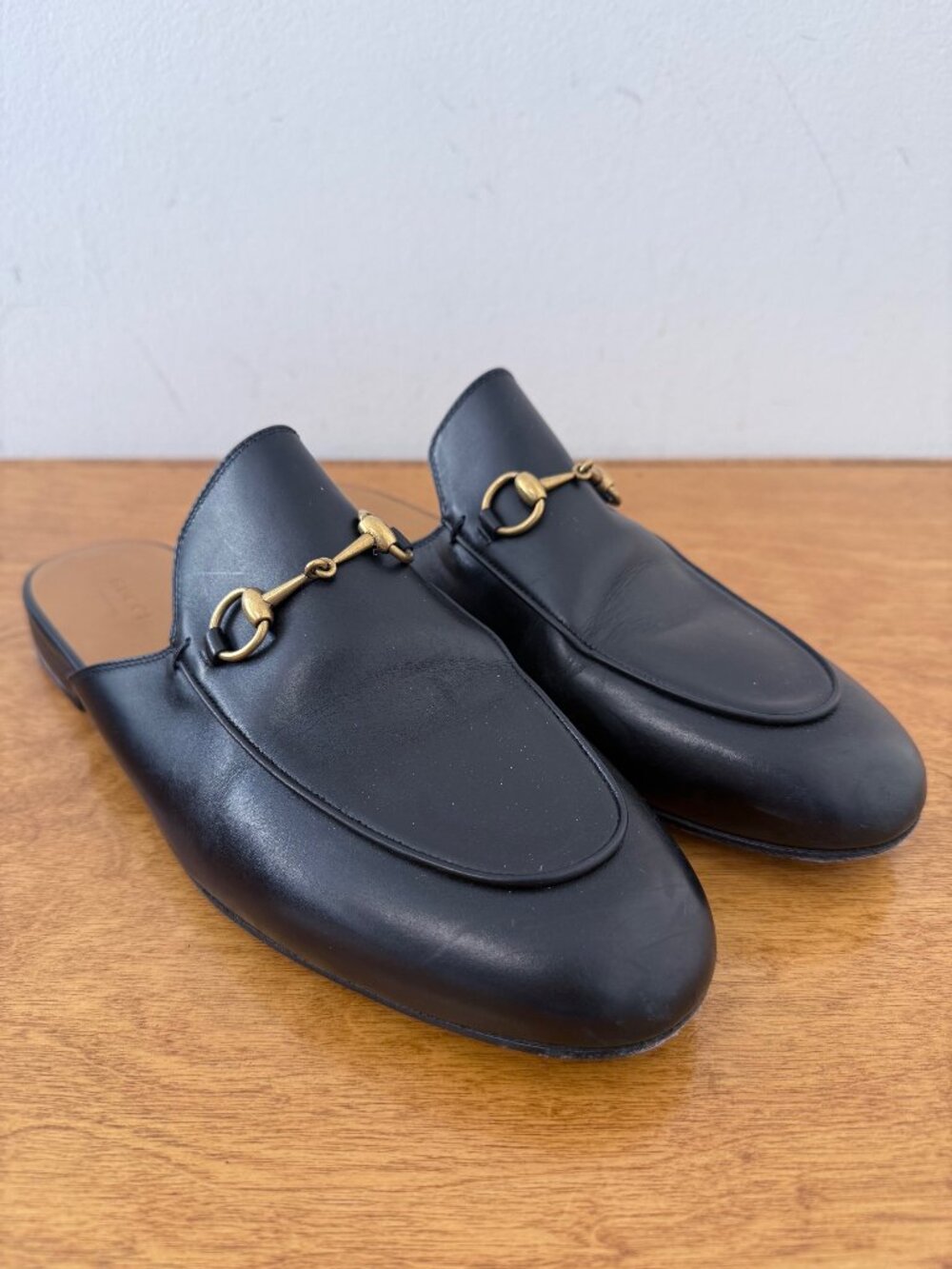 Gucci Horsebit Mules | Black Leather | EU 41
